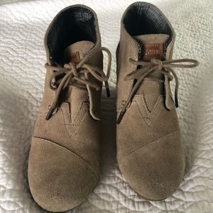 TOMS Desert Taupe Booties